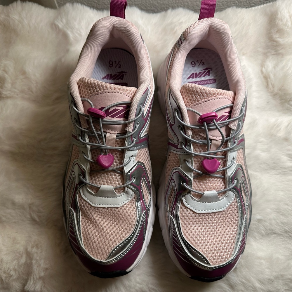 Avia Women's Pink and Purple Running Shoes